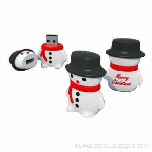 Promotional, Small Cool Snowman, Flash Memory